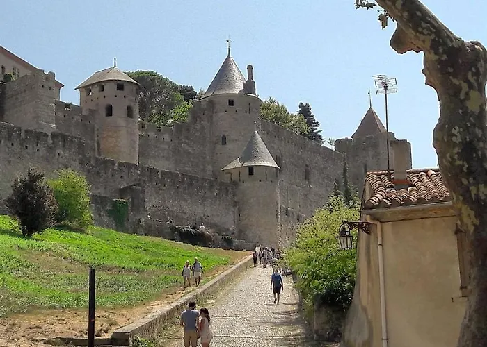 Confort ! Calme, Climatisation, Piscine, Parking Gratuit, Grande Terrasse, Netflix, Wifi * Carcasona
